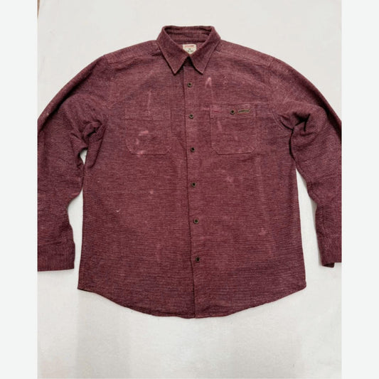 "HAPPY TO BE HERE" DICKES WORK BUTTON UP