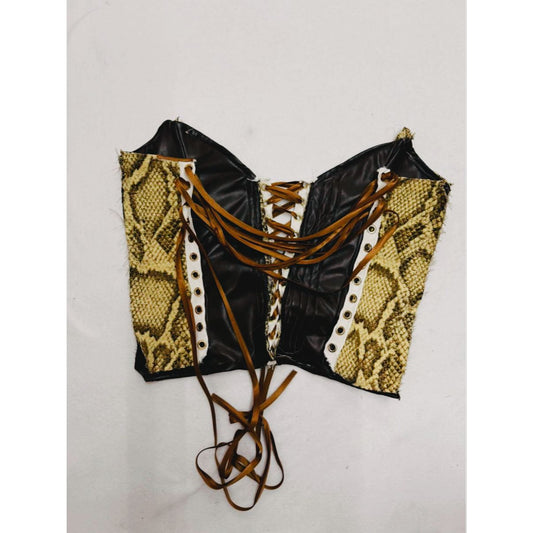 "SHED SKIN" LACE-UP CORSET